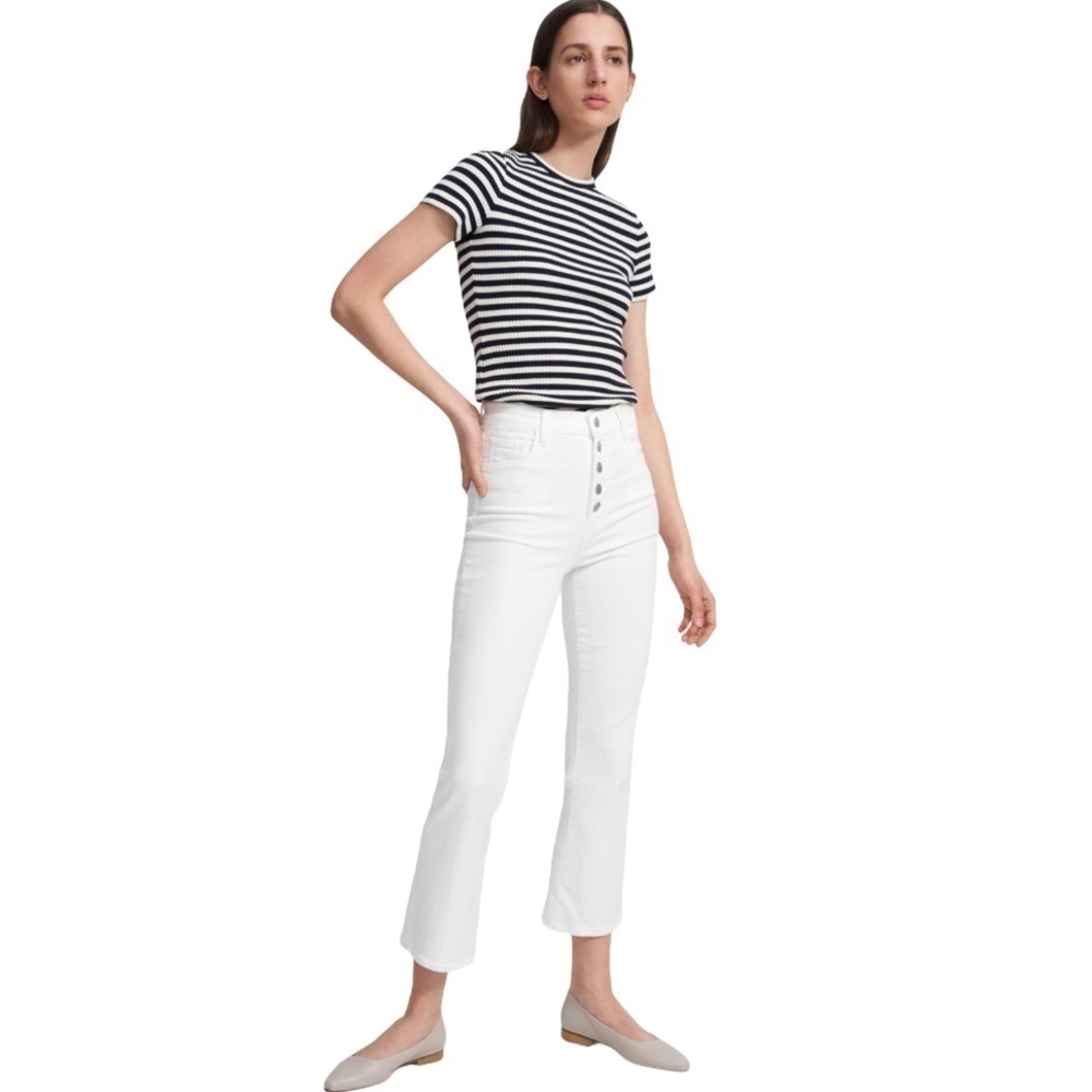 J Brand Lillie High Rise‎ Cropped Flare Jeans Sz 32